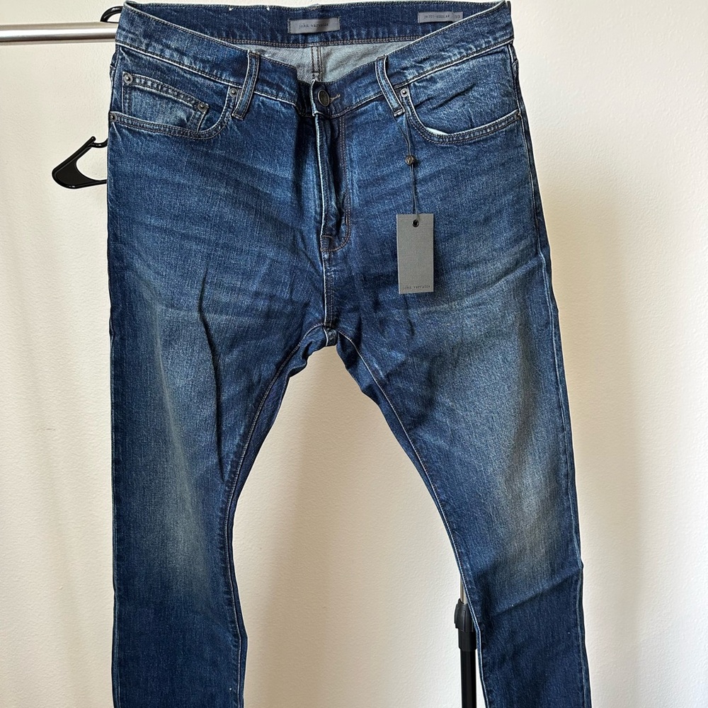 John Varvatos Dark Blue Skinny Jeans